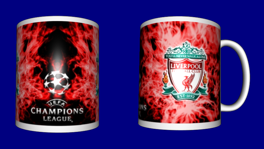 

Кружка футболисту ФК Ливерпуль №6, Белый