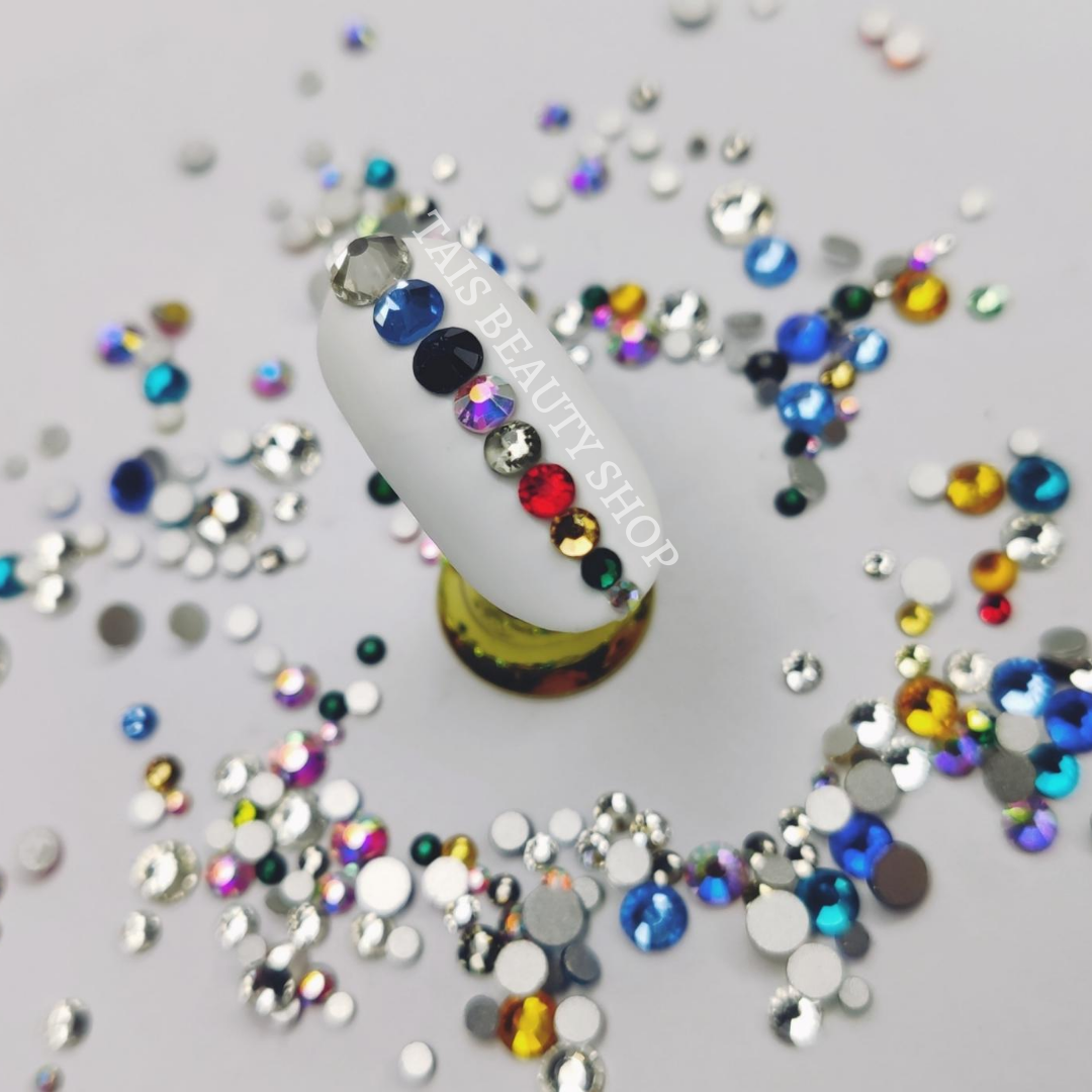 

Цветные Камни Swarovski Микс Global Fashion 1440 шт для маникюра