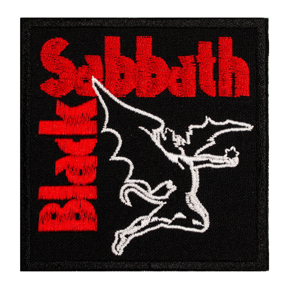 

Нашивка с вышивкой BLACK SABBATH 3 летящий демон