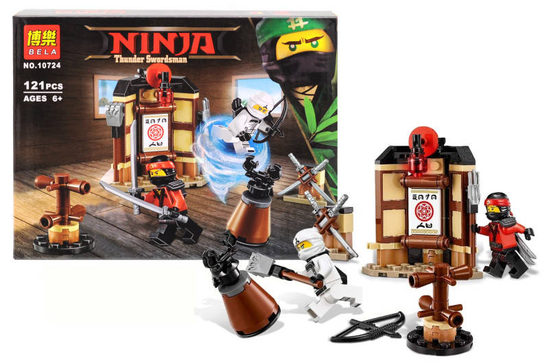 

Конструктор 10724 NINJAGO MOVIE Уроки мастерства Спинджитсу 121 дет, Разные цвета
