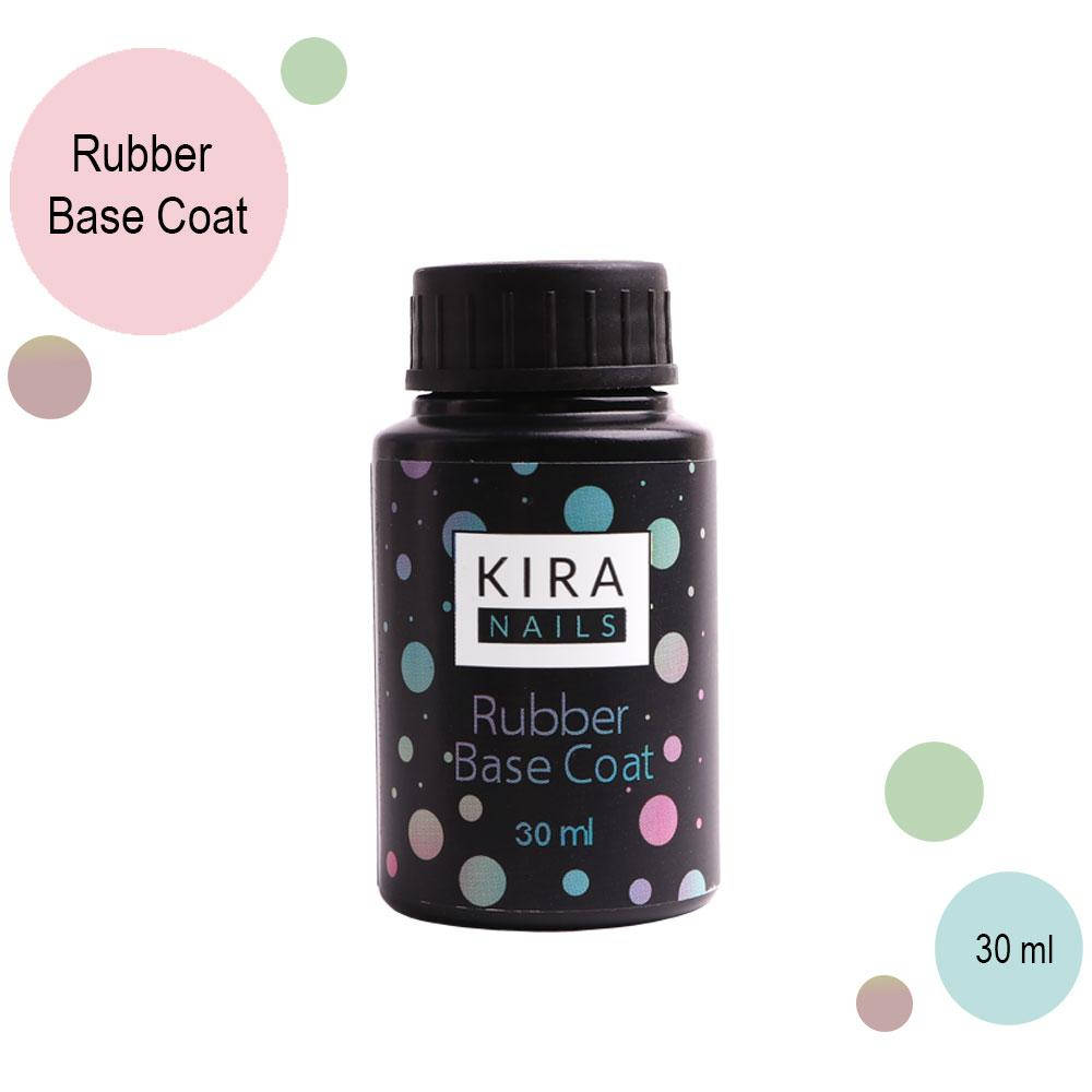 

Kira Nails Rubber Base Coat - каучуковое, базовое покрытие, без кисти, 30 мл