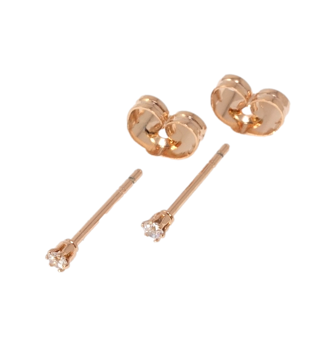 

Серьги ХР Позолота РО гвоздики (пусеты) "Кристалл в 6-ти крапановой оправе" ø 2мм