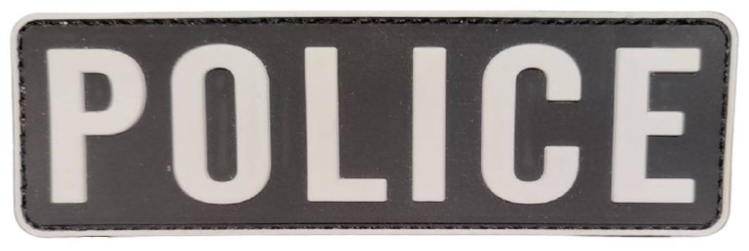 

Патч ПХВ на липучке Police
