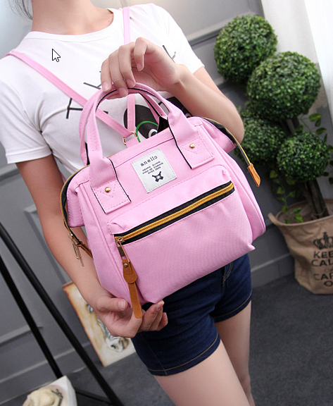 

Каркасная мини сумка-рюкзак "Anello", Розовый