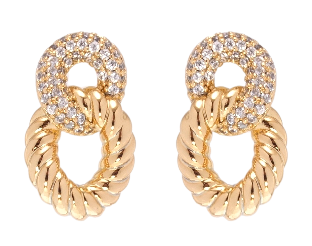 

Серьги Xuping QQMM Позолота 18K гвоздики (пусеты) "Инкрустация цирконием"
