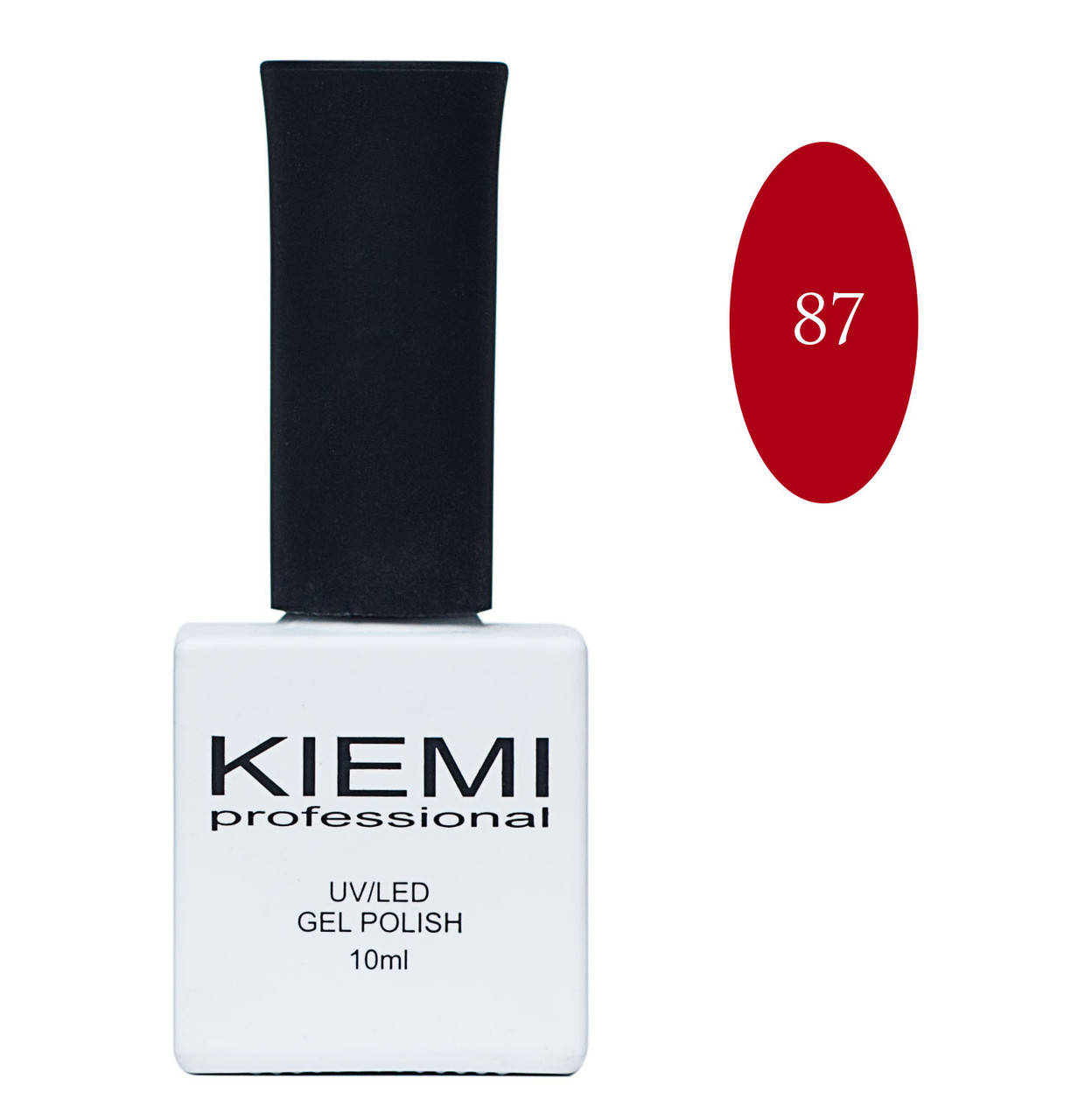 

Гель-лак Kiemi professional № 087 класичний червоний, 10ml