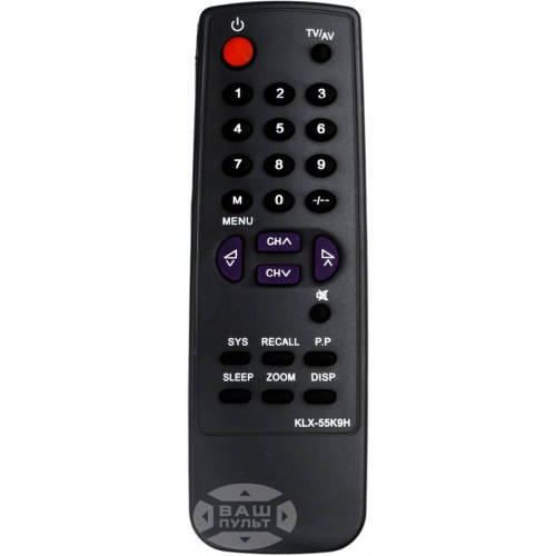 

Пульт для CHINA TV KLX-55K9H