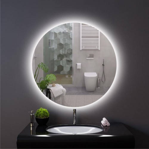 

Зеркало круглое c фоновой подсветкой (70 х 70 см)