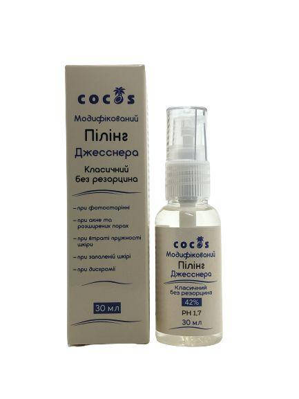 

Модифицированый пилинг Джесснера без резорцина 30 мл, ТМ Cocos