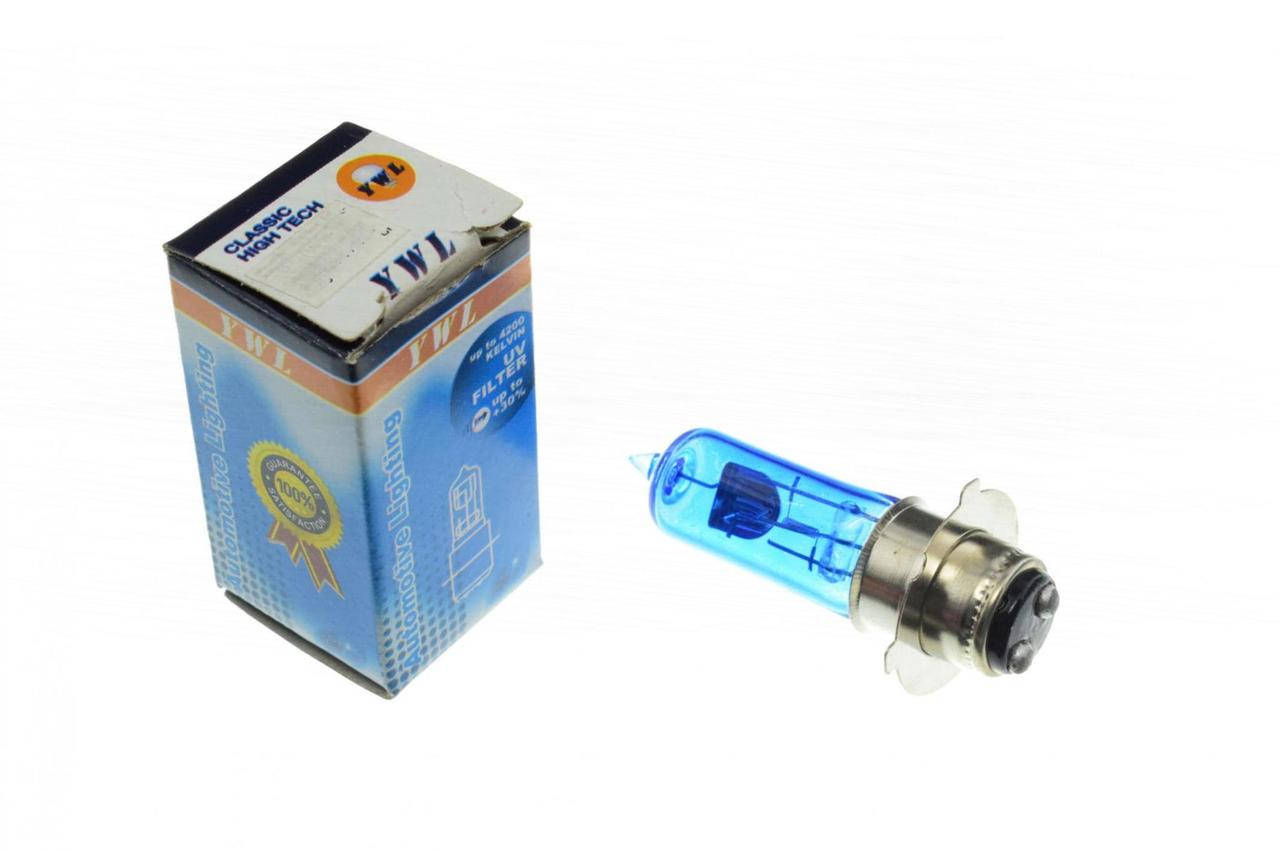 

Лампа P15D-25-3 (3 уса) 12 вольт 50W/50W (супер белая) YWL