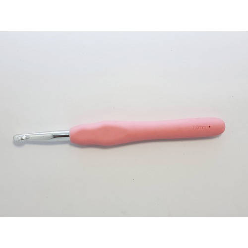 

Крючок с силиконовой ручкой № 7, Разные цвета