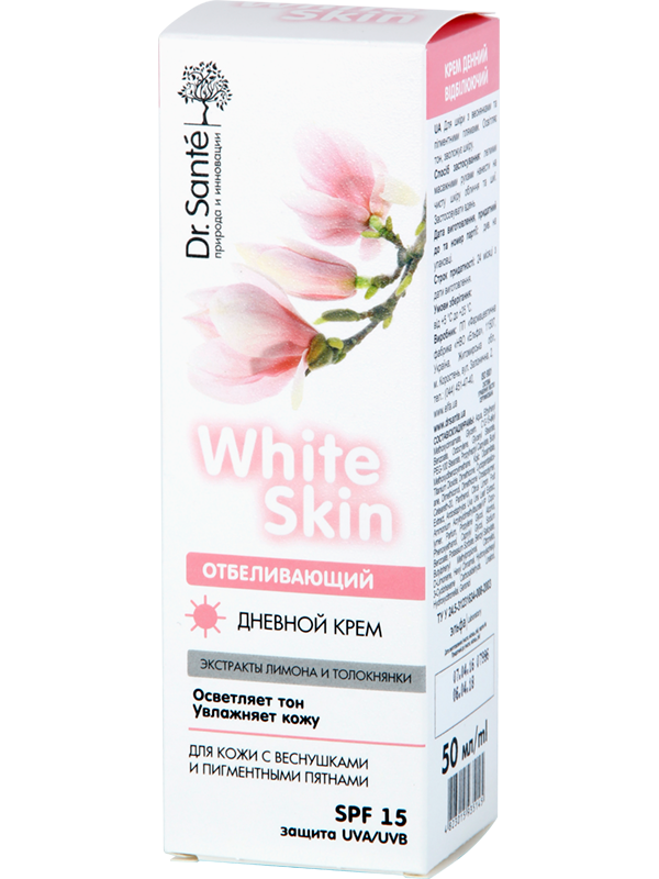 

Дневной крем Отбеливающий 50мл Dr.Sante White Skin