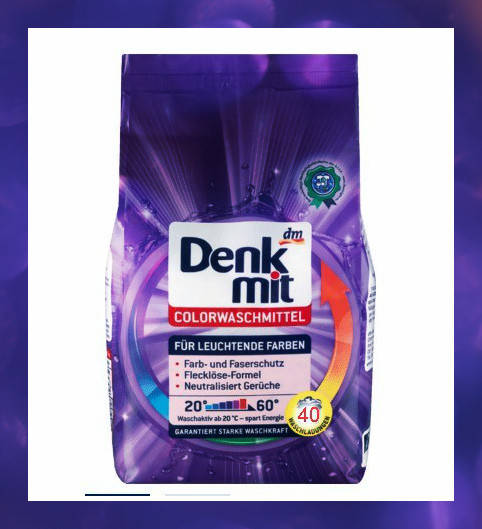 

Стиральный порошок для цветных тканей Denkmit Colorwaschmittel 2,7kg 40 стирок