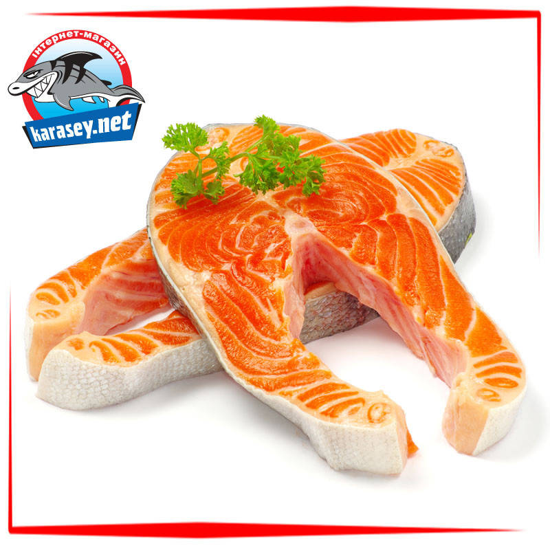 

Стейк лосося охлажденный