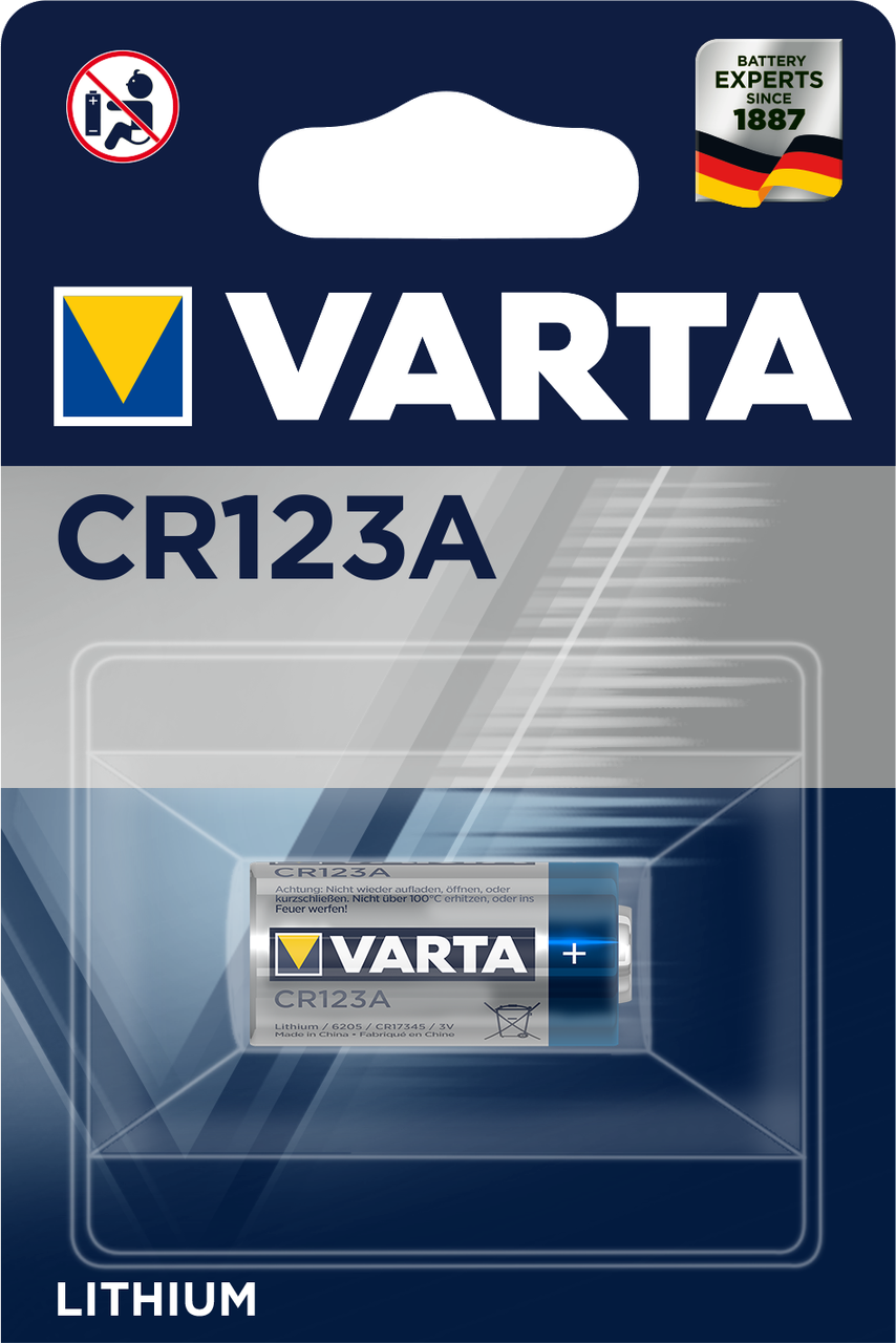 

Батарейка литиевая Varta CR123A U-1 Lithium 3V