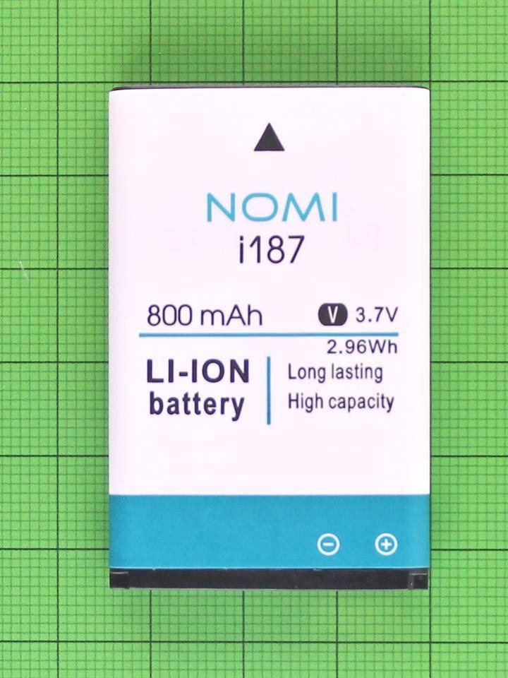 

Акумулятор Nomi i187 800mAh Оригінал