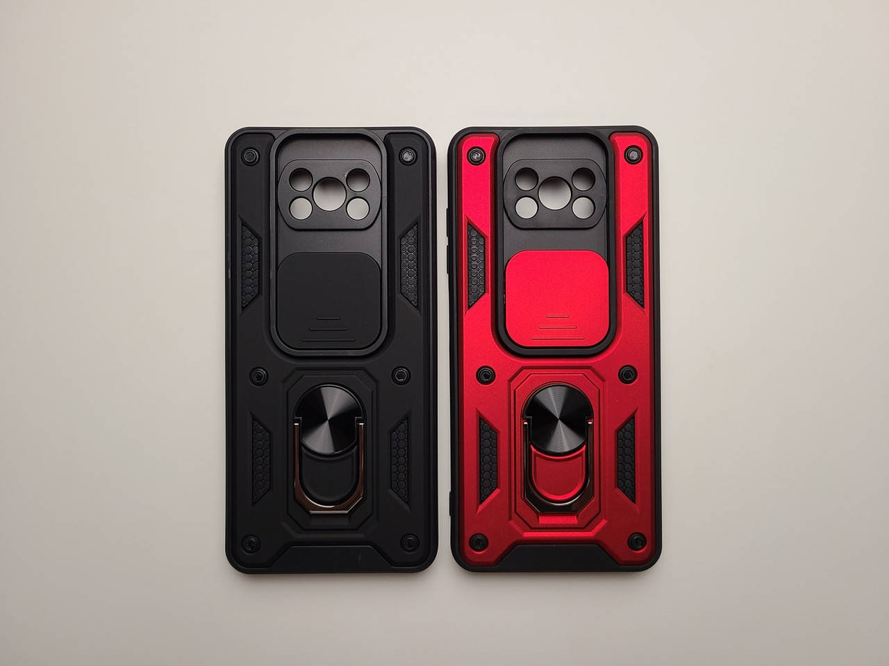 

Ударопрочный чехол CamShield Ring для Xiaomi Poco X3 со шторкой на камеру, Разные цвета