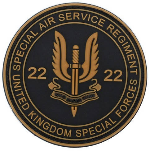 

Патч ПХВ на липучке Special Forces UK 22
