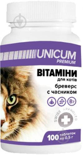 

Unicum Premium витамины для кошек с чесноком, 100 таблеток 50 г