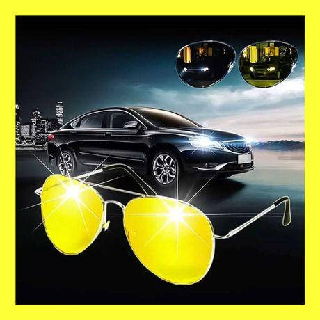 

Очки ночного видения для автомобилистов антибликовые Очки для водителей Night View желтые Настоящие фото, Светло-серый