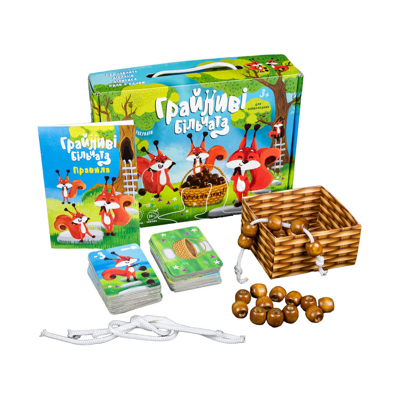 

Настольная игра "Игривые бельчата" 30852 (укр) Strateg