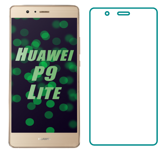 

Защитное стекло на Huawei P9 Lite прозрачное 2.5 D 9H (хуавей п9 лайт)