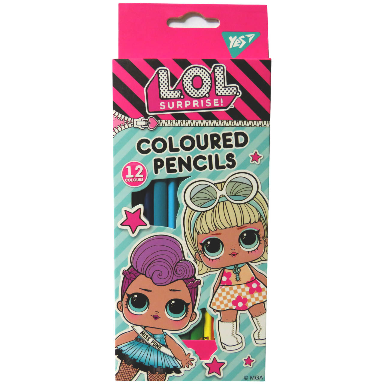 

Олівці кольорові Yes LOL Sweety трикутні 12 кольорів, Разные цвета