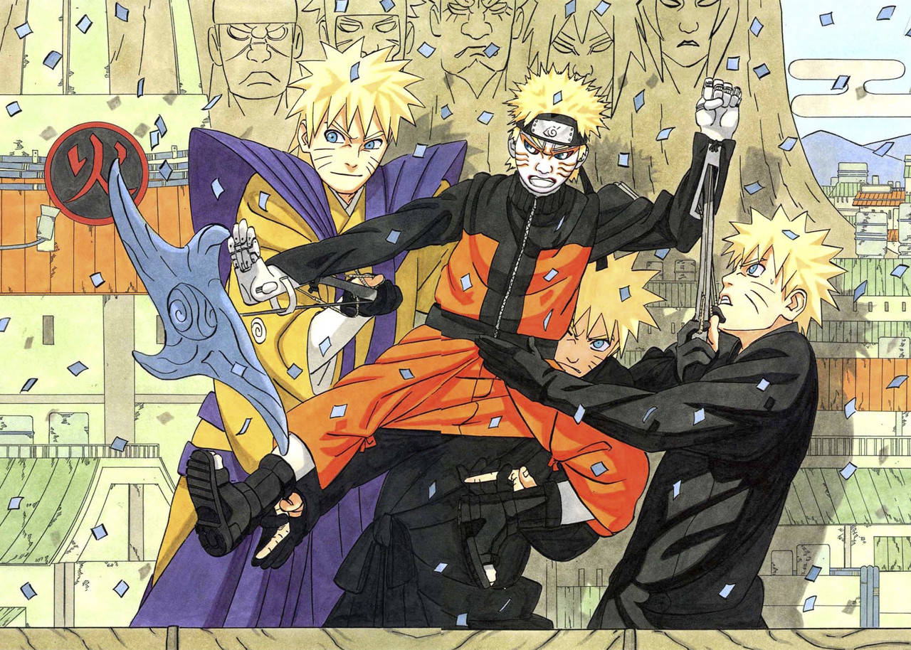 

Фотокартина GeekLand Naruto Наруто герои картины 60x40 NU 09.019