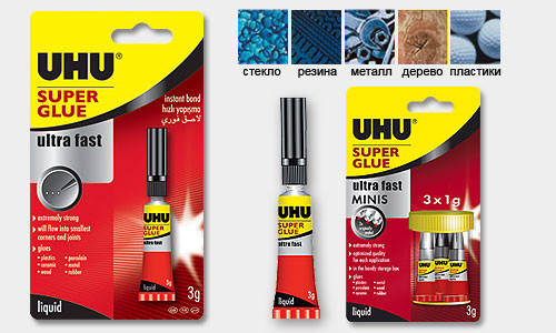 

Секундный клей UHU Super Glue 3g