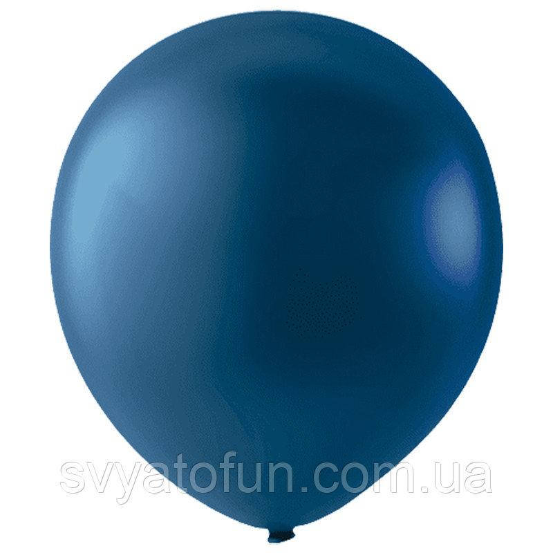 

Латексные шарики 12" металлик Blue 022 (синий) 20шт/уп Мексика