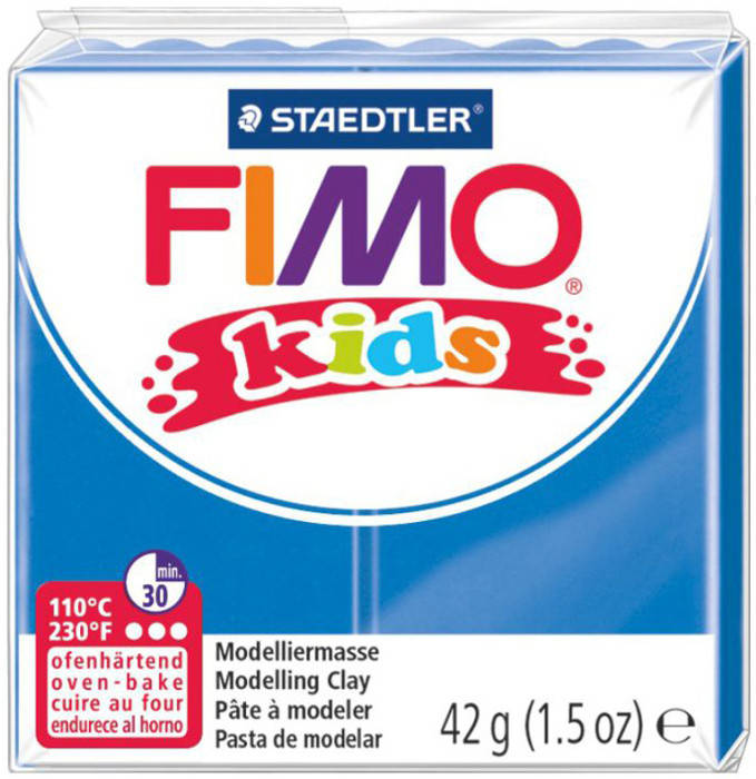 

Пластика Fimo kids 42г голубая (4007817805060), Голубой