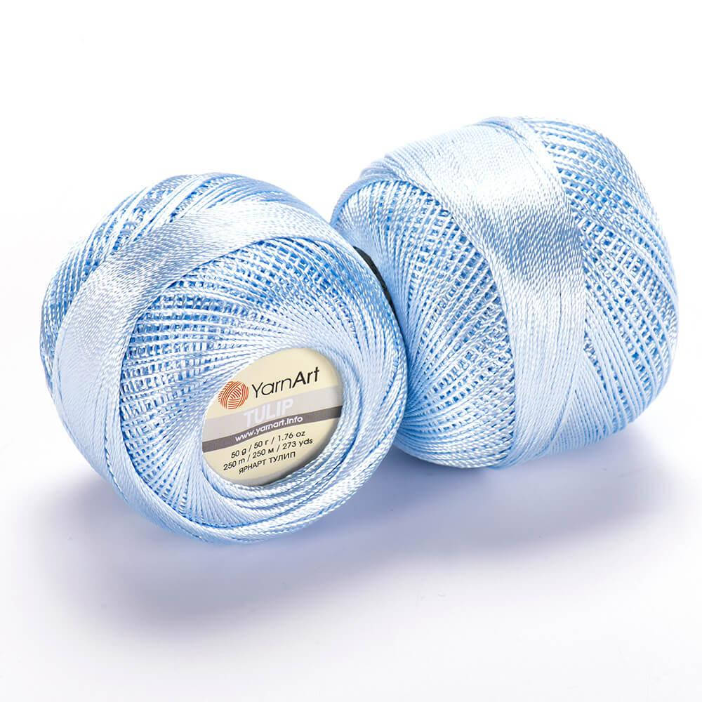 

Yarnart Tulip № 407 голубой