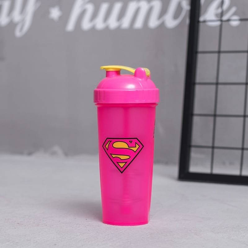 

Спортивный шейкер Superwoman 600 мл розовый (SN-24717)