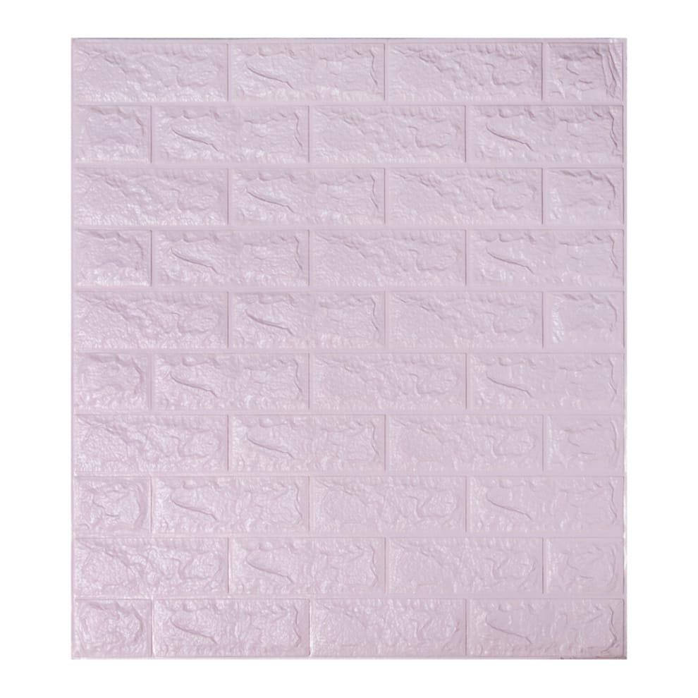 

Панель 3д самоклейка 700х770мм х 7мм под кирпич на стену самоклеющаяся стеновая пвх Лиловый