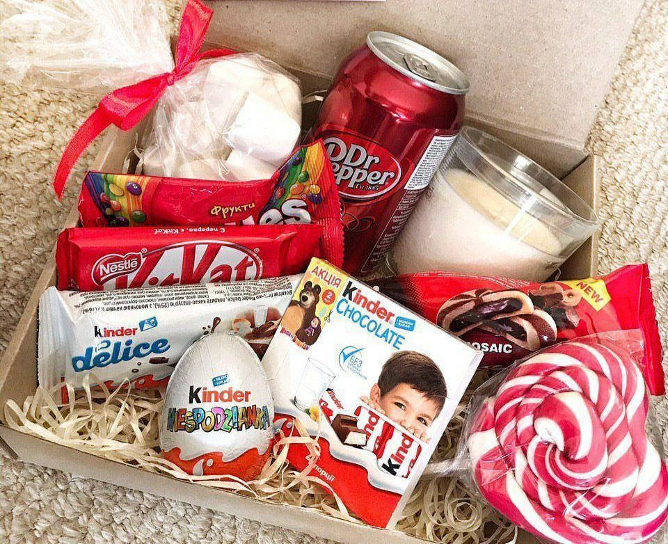 

Подарочный Набор Бокс для девушки жены сестры подруги или дочки Sweet Box