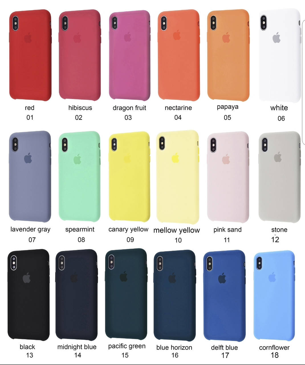 

Чехол накладка Silicone Case iPhone XsMax