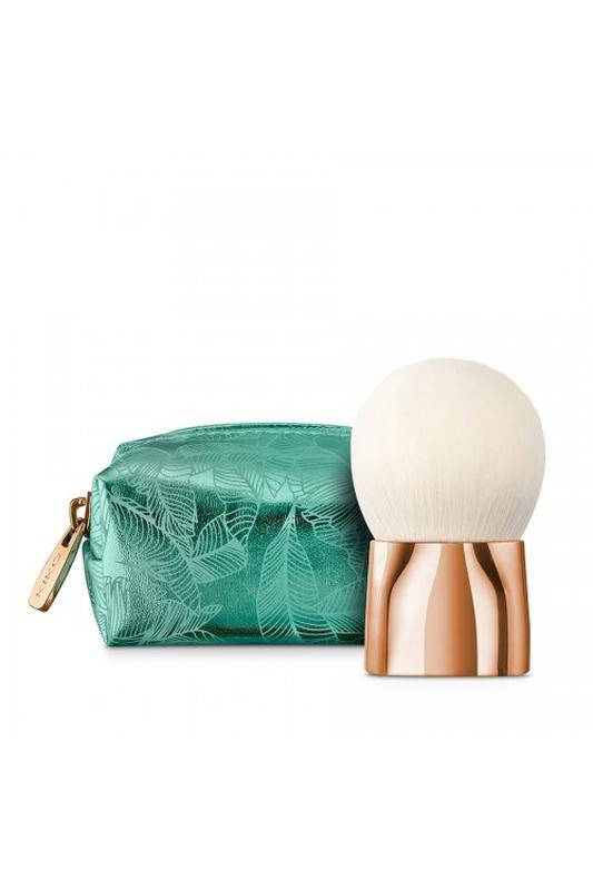 

Кисть для пудры KIKO Unexpected Paradise mini powder brush + косметичка в подарок