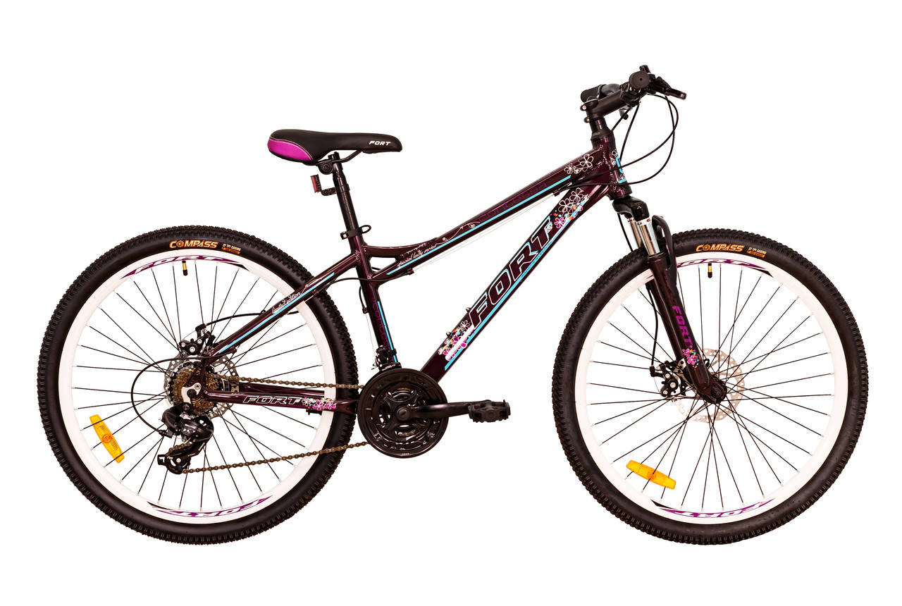 

Горный велосипед Fort contenssa 26" 2021, Сиреневый