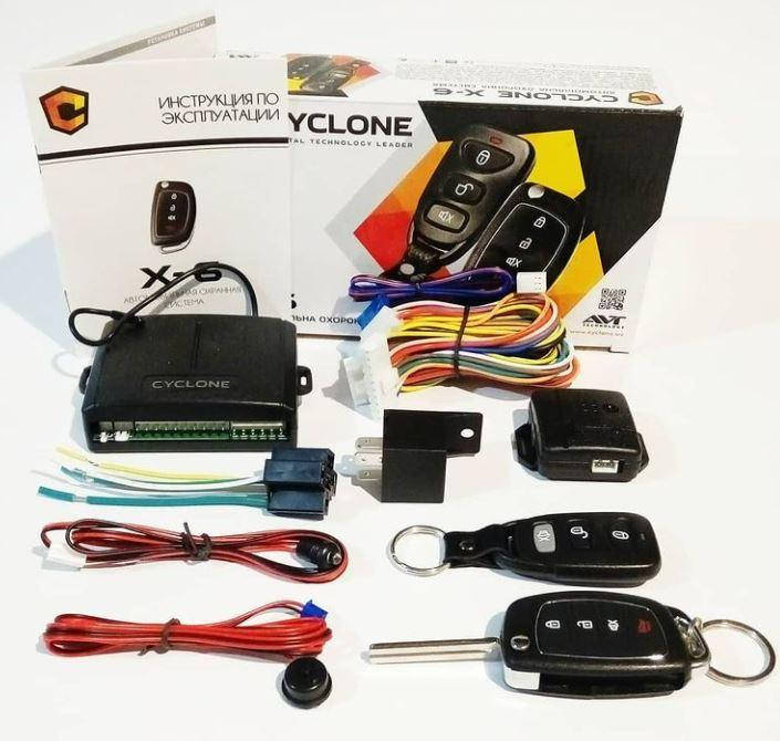 

Сигнализация Cyclone X6 брелок с выкидным ключем