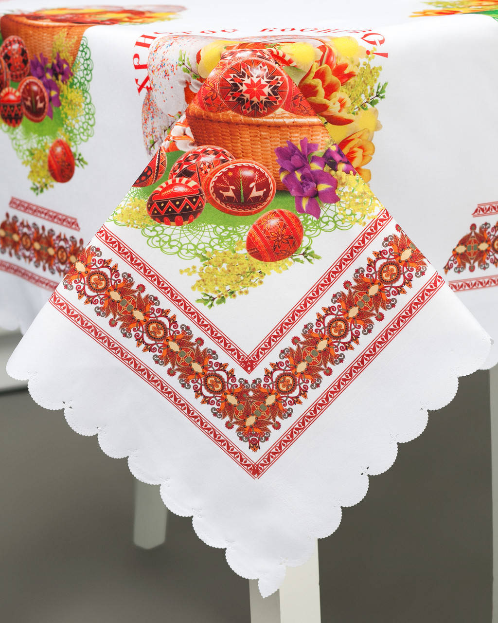 

Красивая скатерть праздничная