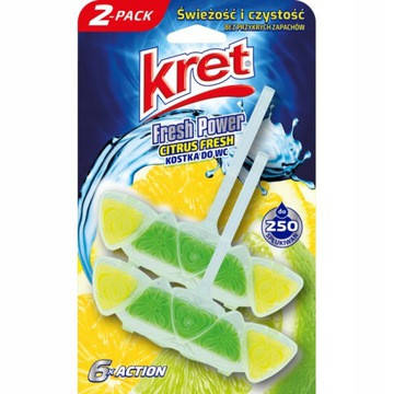 

Туалетний блок для унітазу Kret 2 шт х 40 гр