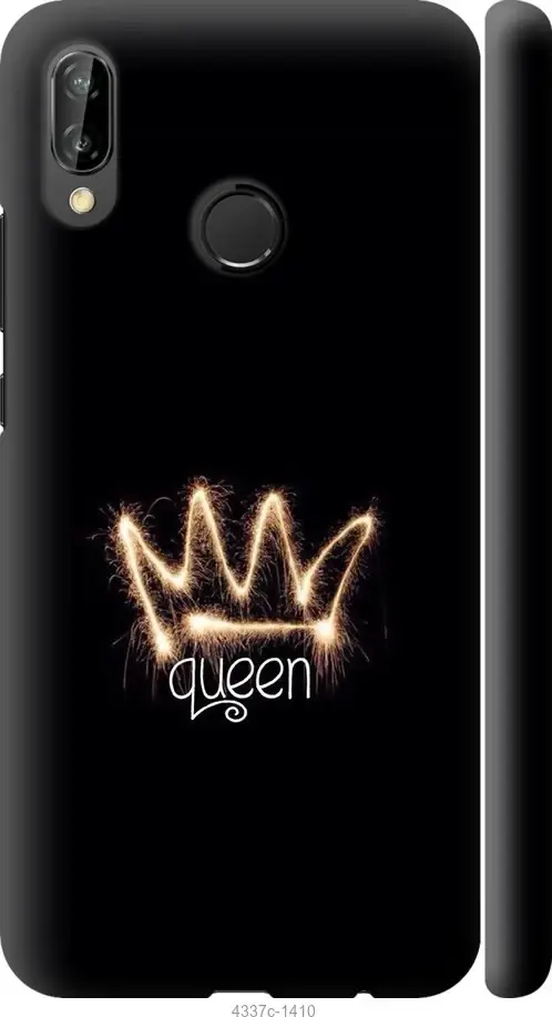 

Чехол для Huawei P20 Lite с картинкой / для хуавей п20 лайт с принтом Корона, Оранжевый