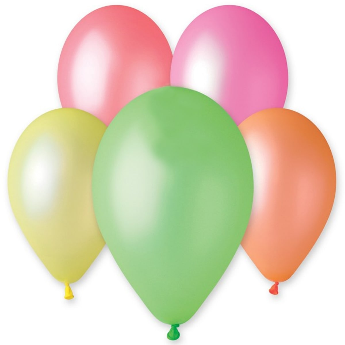 

Латексный шарик Gemar 12"(30 см)/80 Неон асорти, Разные цвета