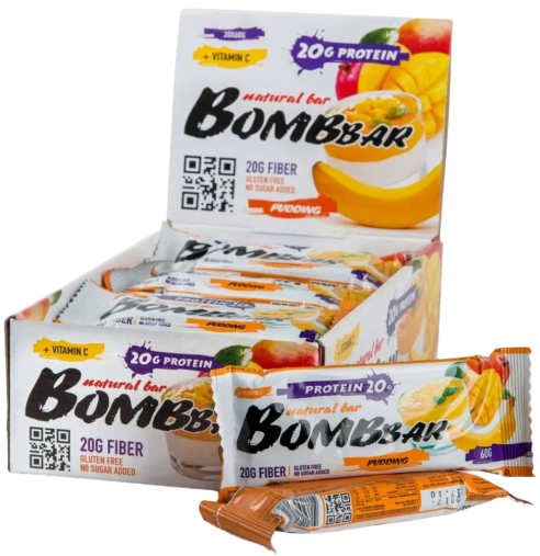 

Протеиновый батончик Bombbar Манго-Банан (60 грамм)