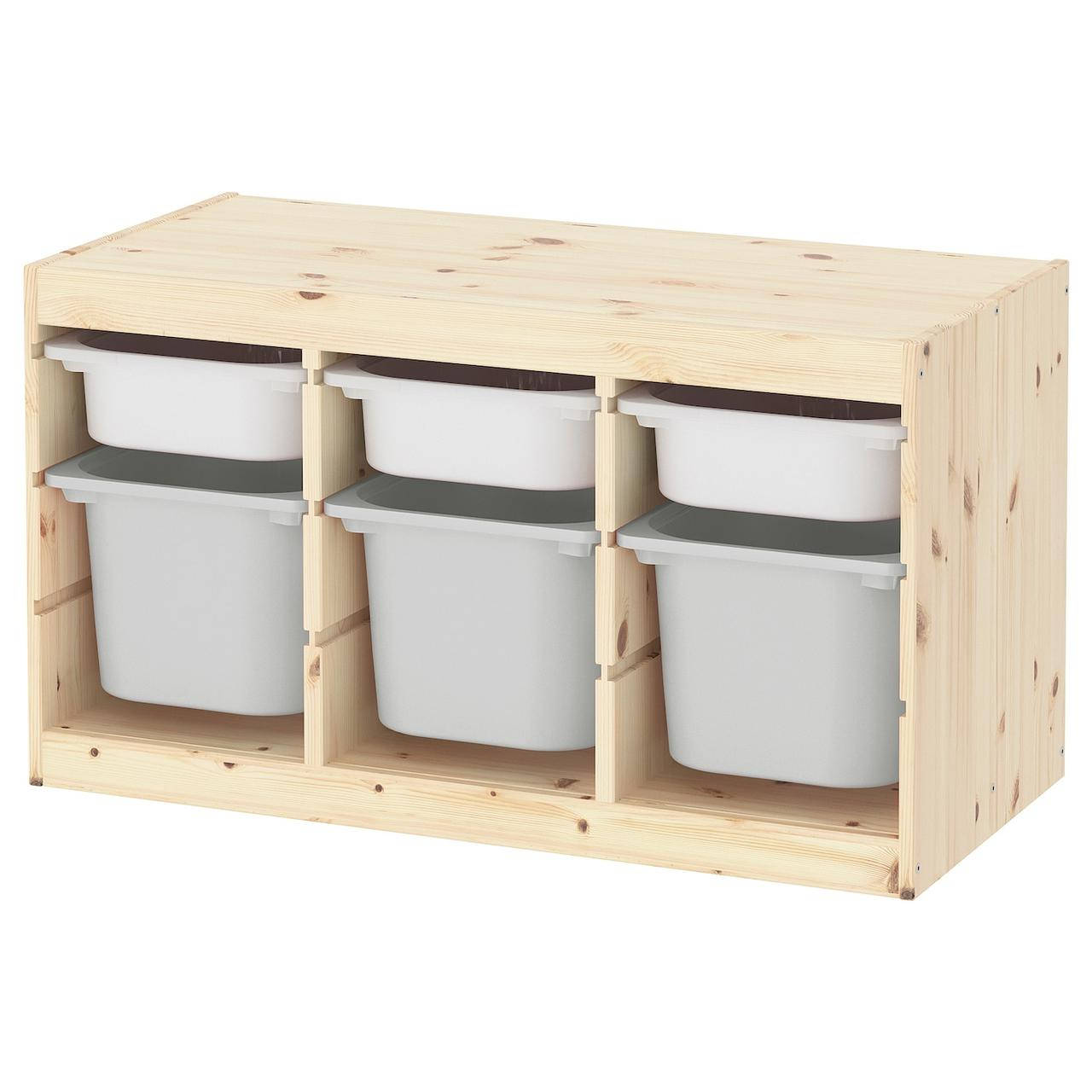 

IKEA Стеллаж с контейнерами TROFAST ( 093.286.49)