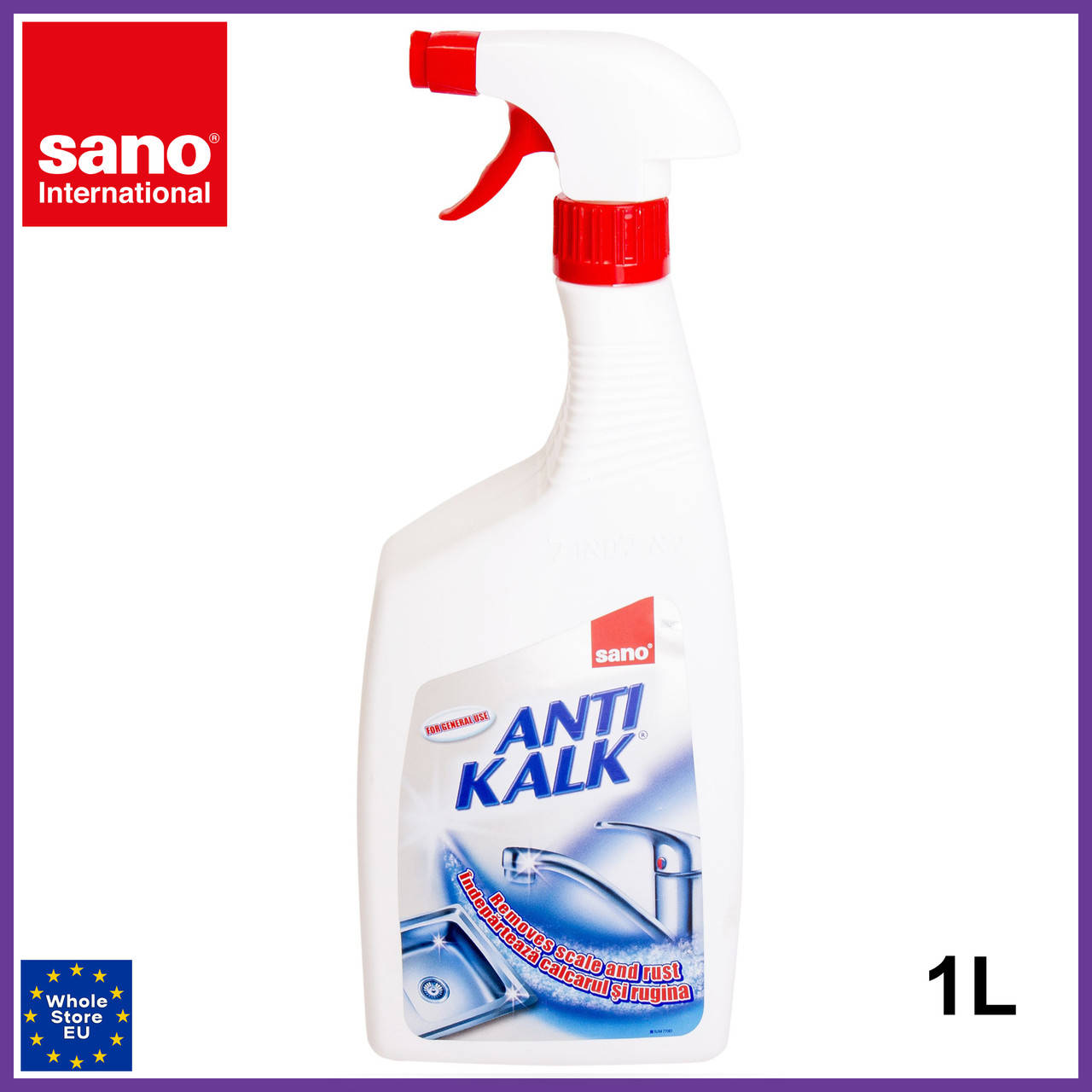 

Средство для удаления известкового налёта Сано Sano Anti Kalk Rust 1л