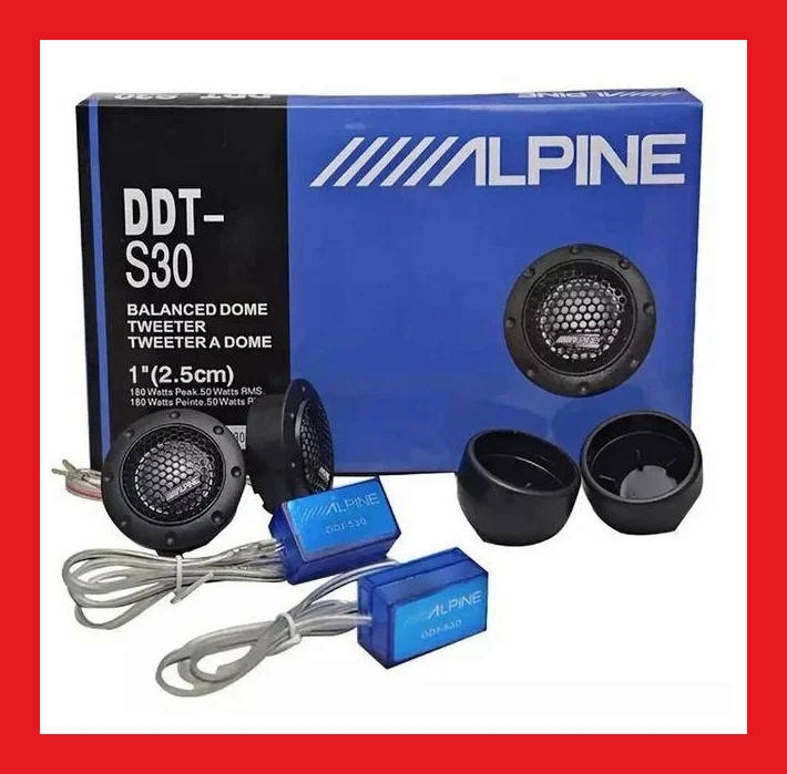 

Автомобильные ВЧ динамики твитеры ALPINE DDT-S30
