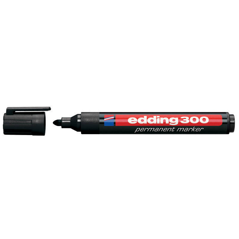 

Маркер перманентный Permanent Edding 1.5-3 мм круглый черный e-300/01