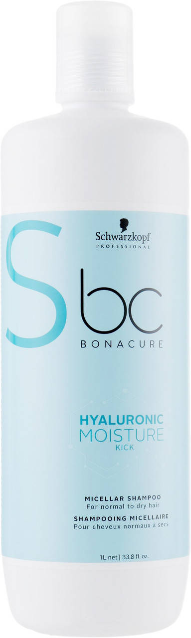 

Шампунь для увлажнения с гиалуроновой кислотой Schwarzkopf Professional BC Hyaluronic 1000 мл (13845Gu)