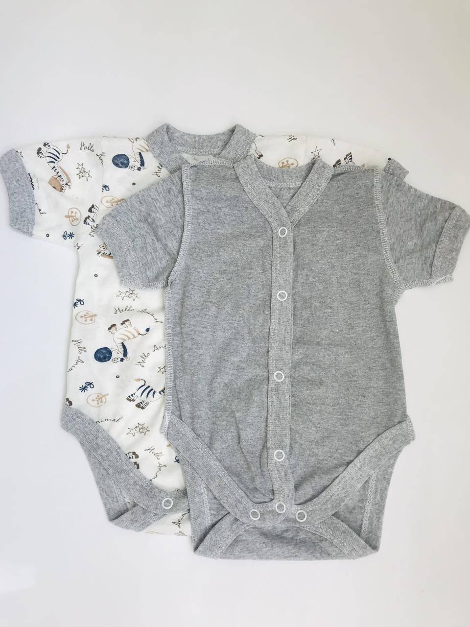 

Боді з коротким рукавом кулір